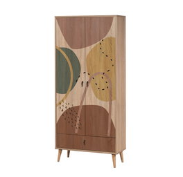 Hanah Home City Gardrop Form Multicolor